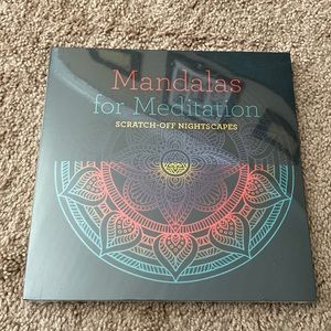 NWT Mandalas for Meditation Scratch-Off Nightscapes Book